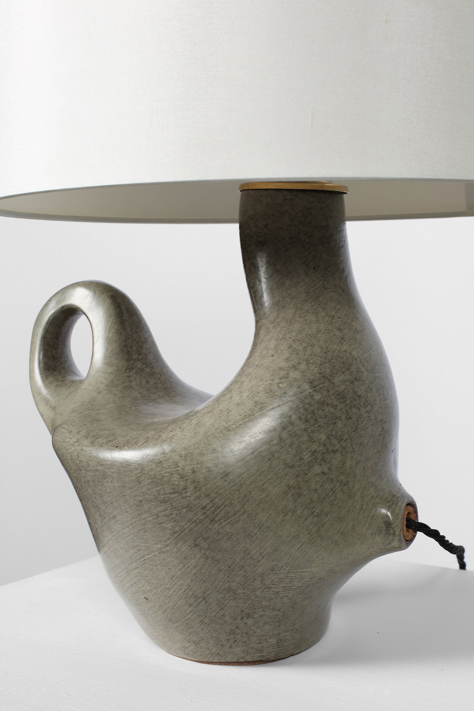 Zoomorphic Ceramic Lamp by Max Idlas