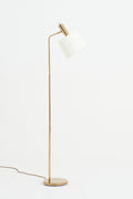 8491- Mid-Century Brass Floor Lamp