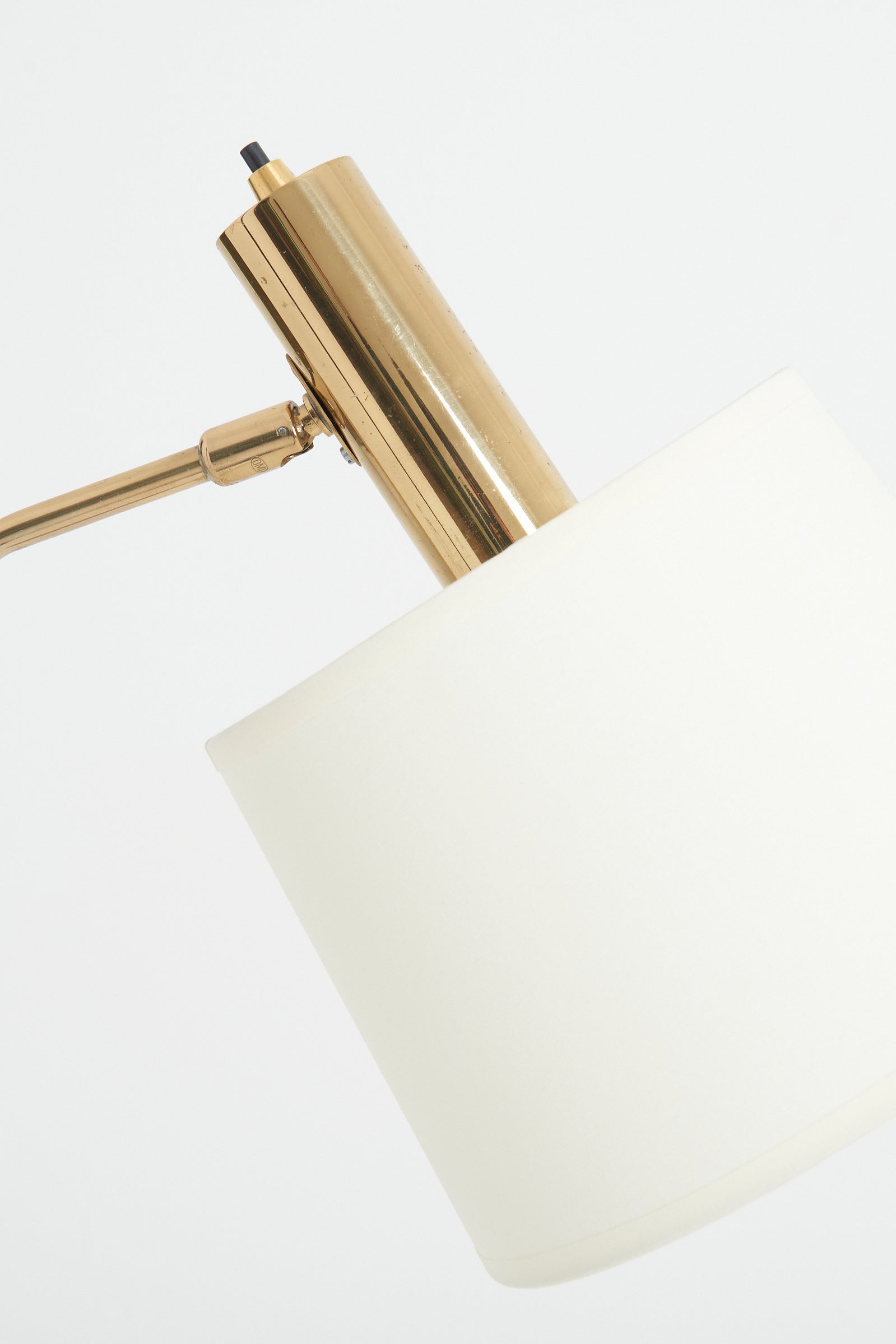 Mid-Century Brass Floor Lamp