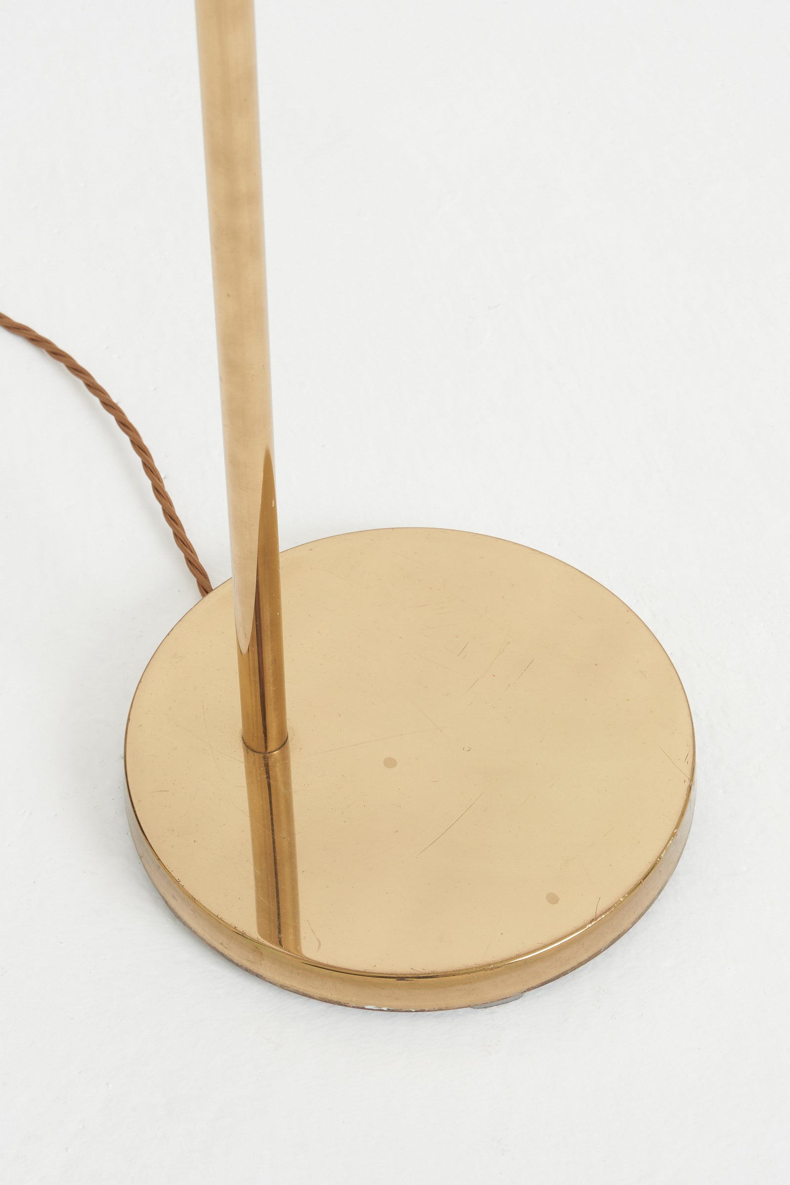 Mid-Century Brass Floor Lamp