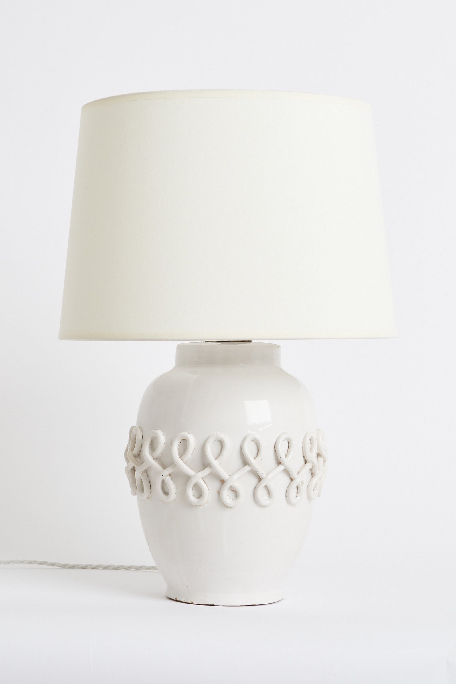 White Ceramic Table Lamp