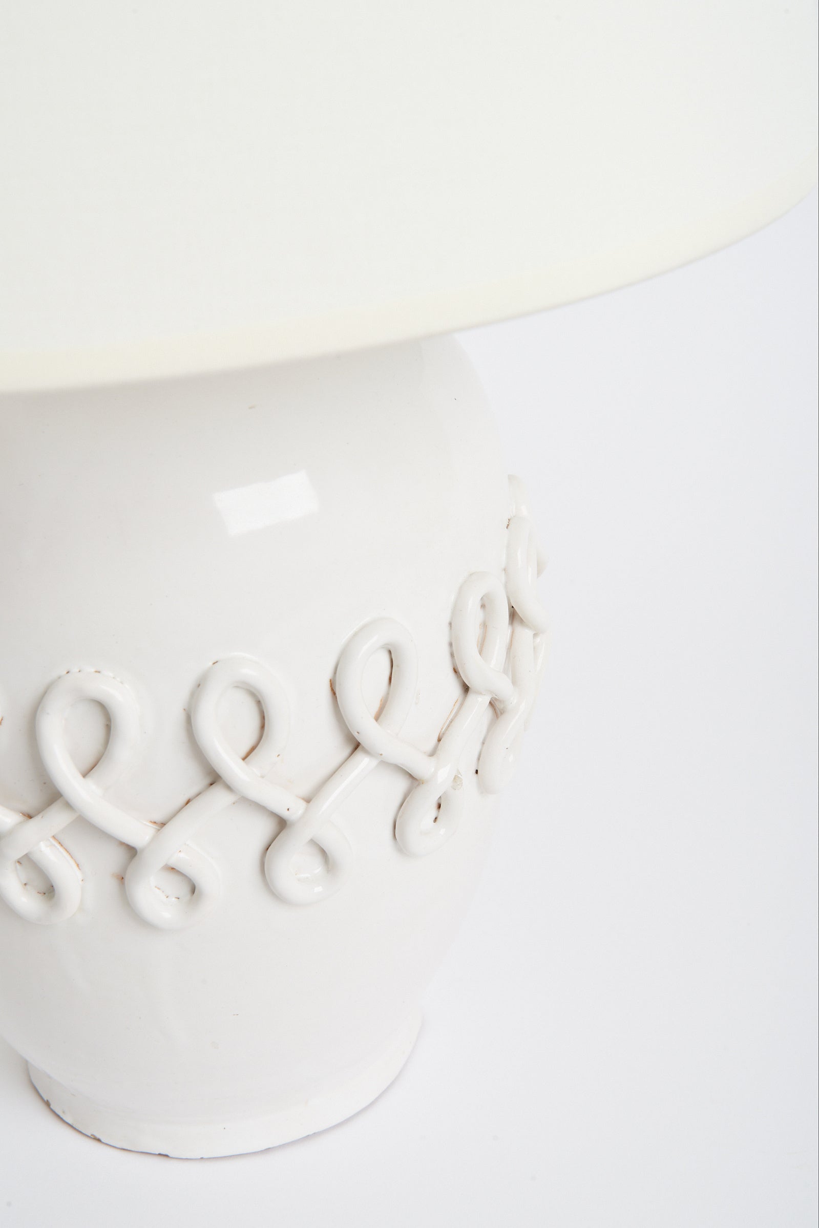 White Ceramic Table Lamp