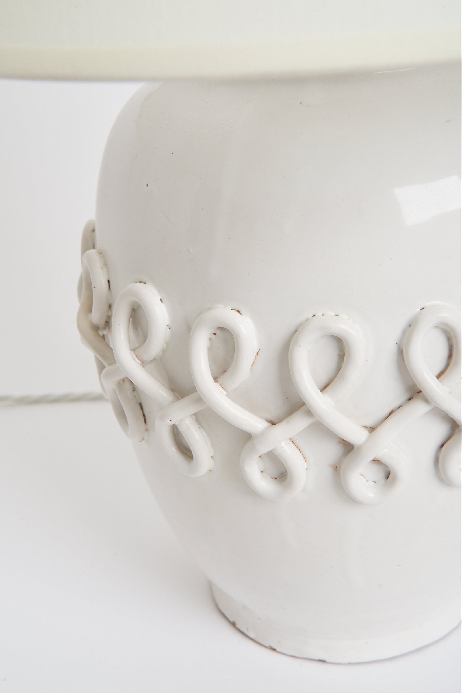 White Ceramic Table Lamp