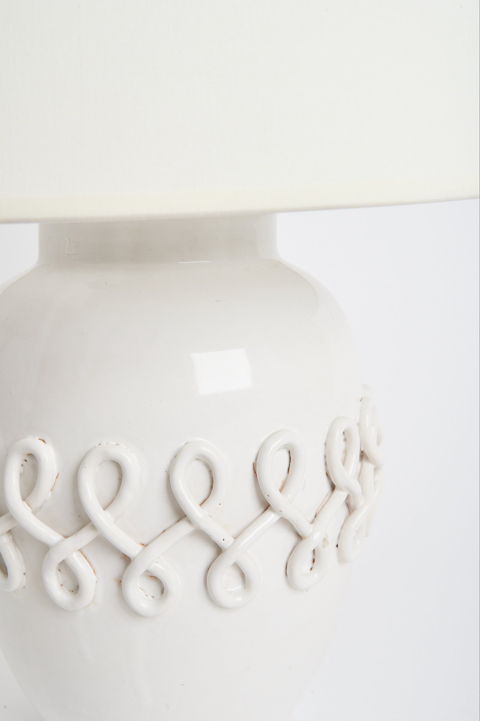 White Ceramic Table Lamp