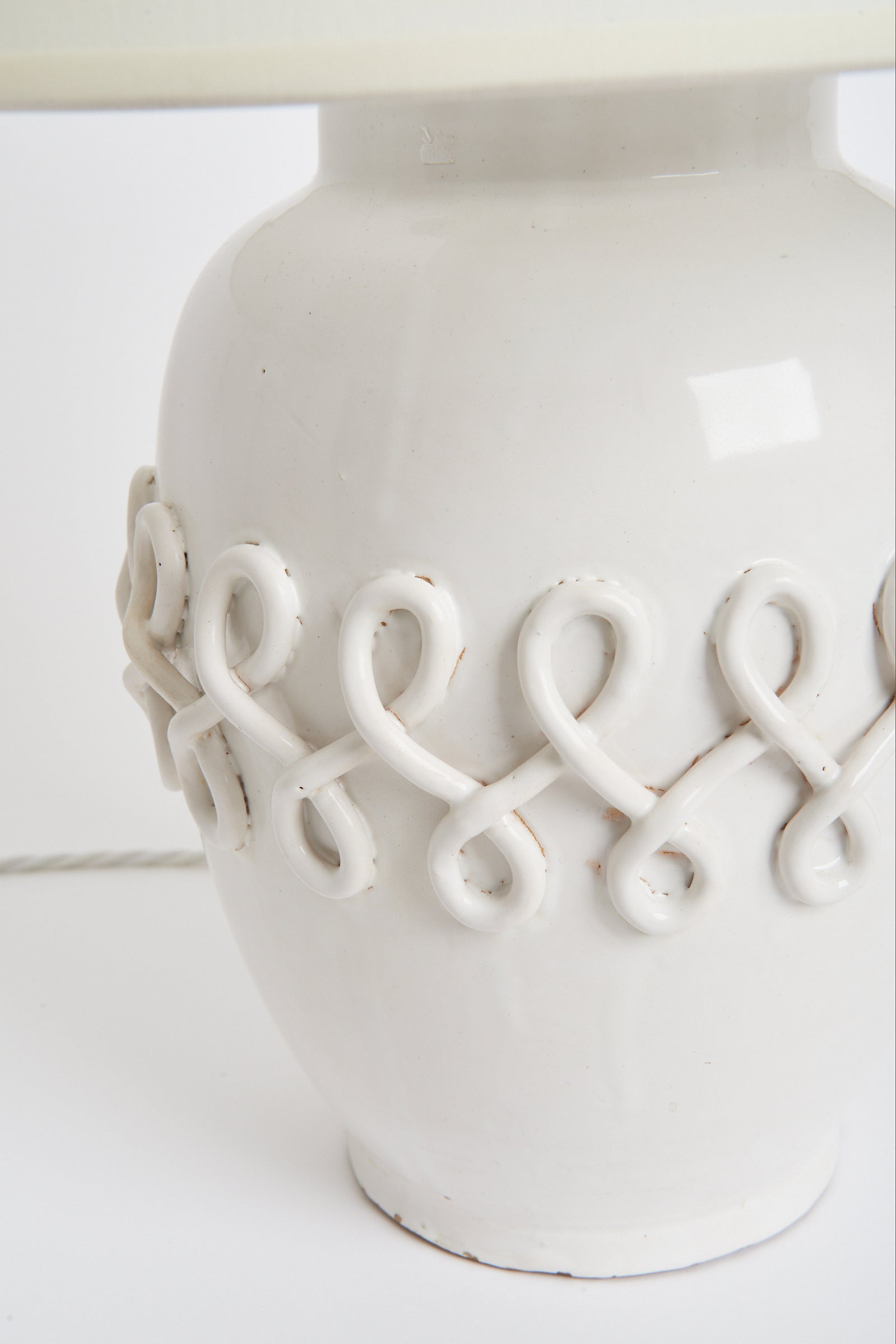 White Ceramic Table Lamp