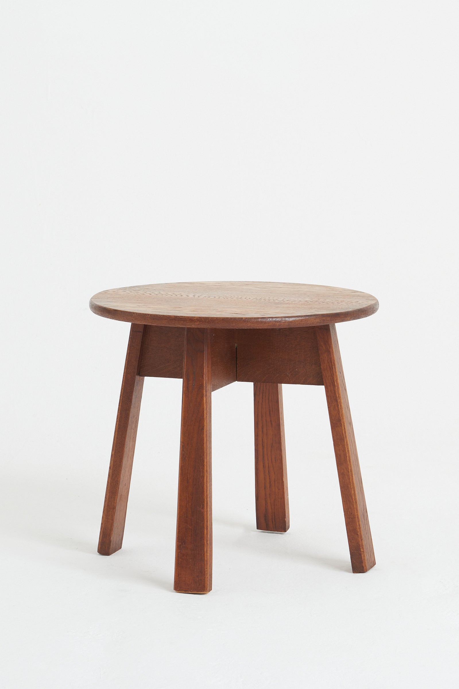 8509- Mid-Century Oak Side Table