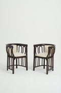 8523- Pair of Vienna Secession Armchairs