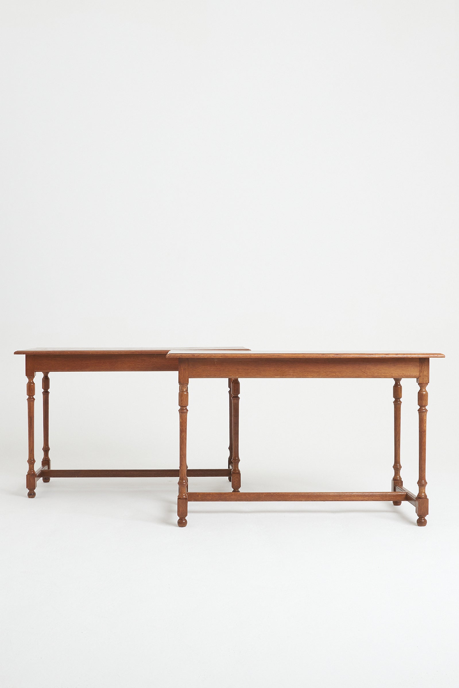 Pair of Oak Console Tables