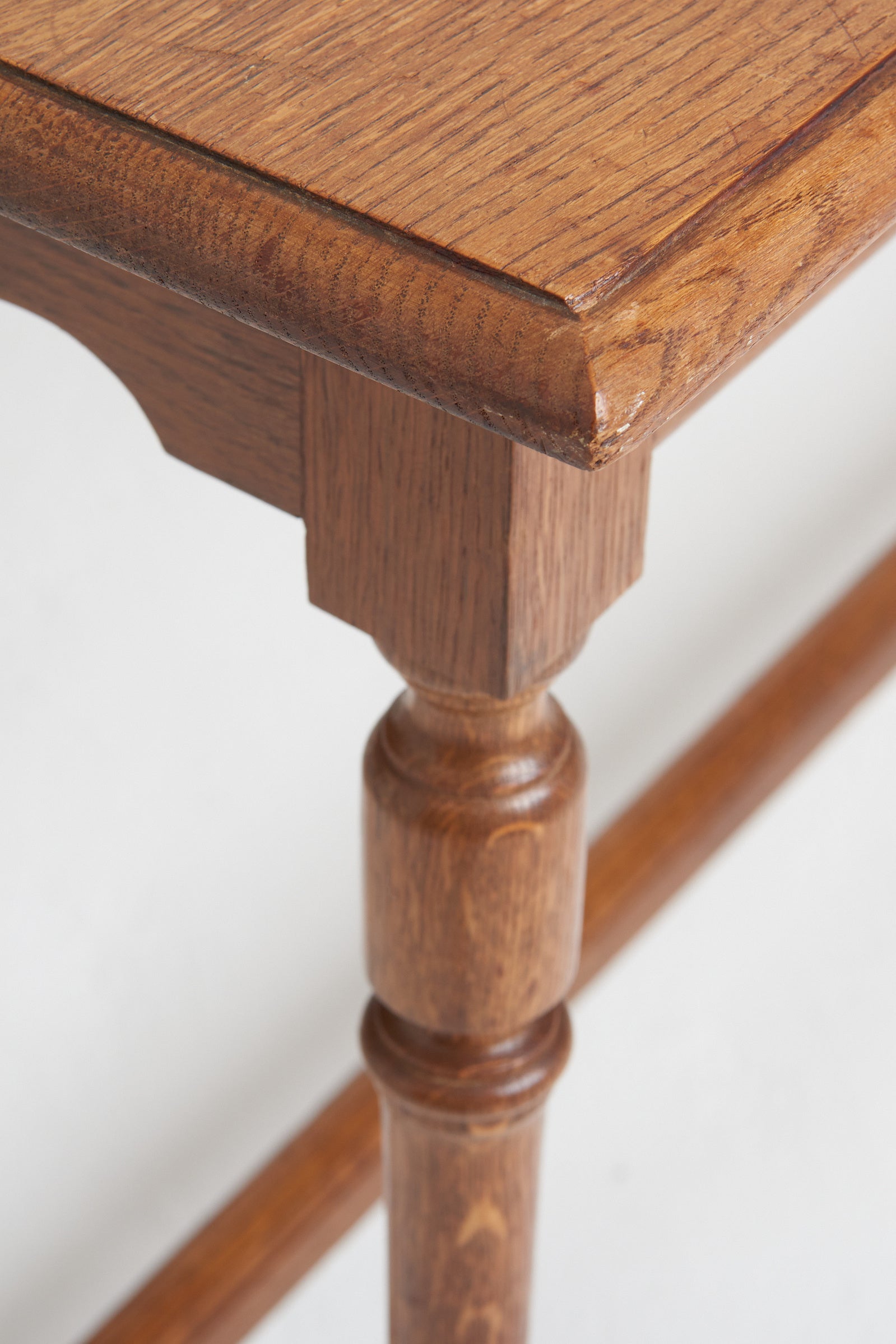 Pair of Oak Console Tables