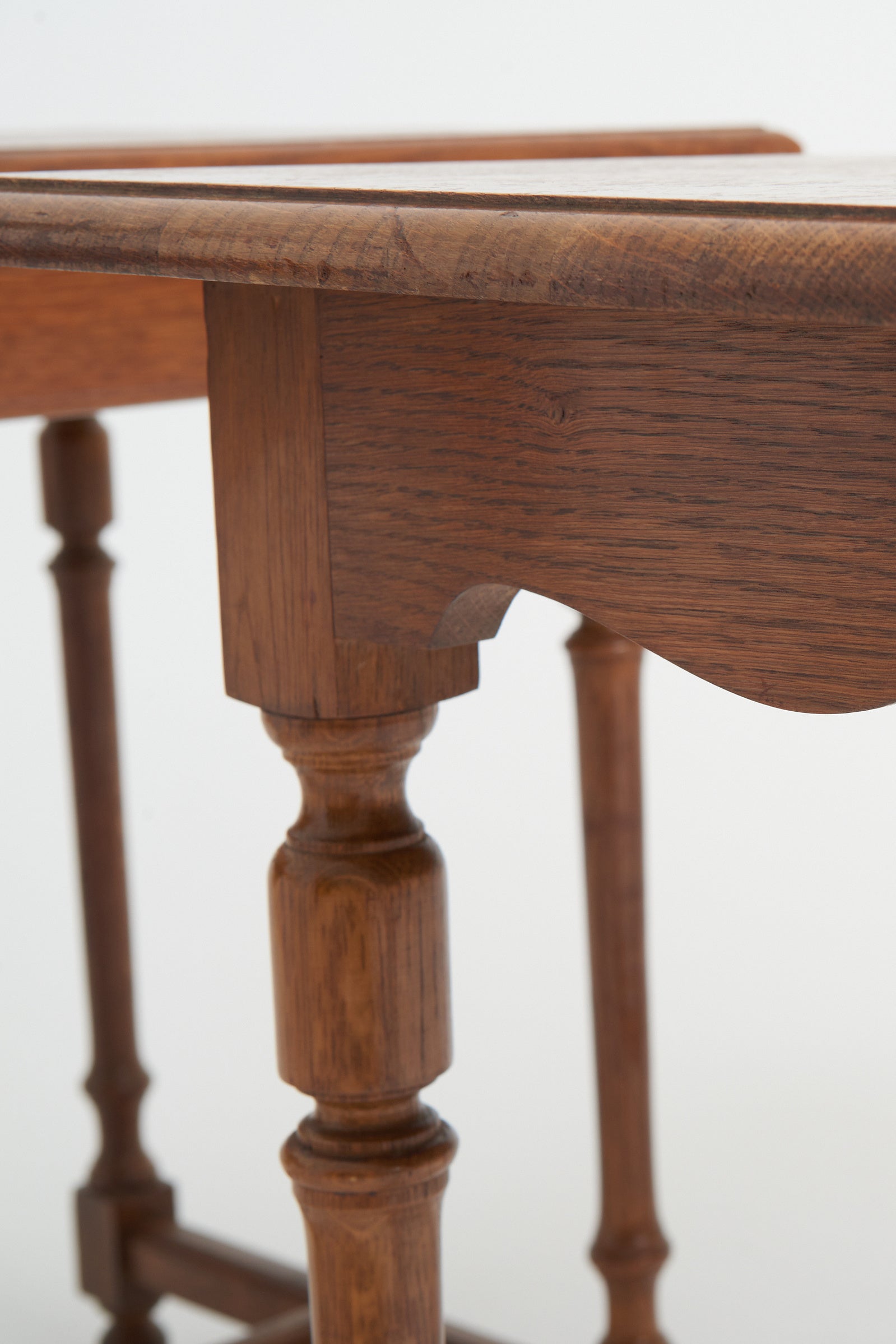 Pair of Oak Console Tables