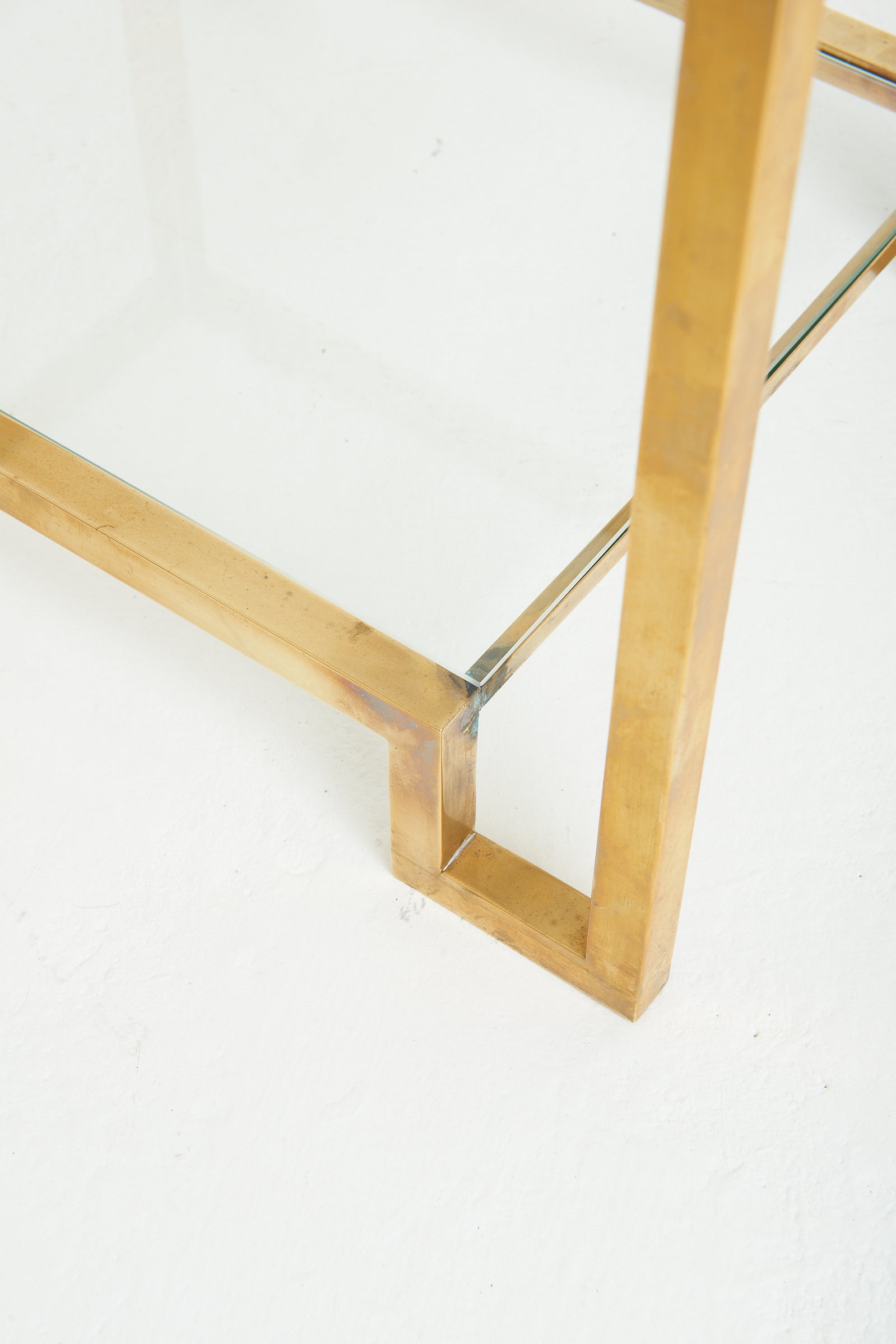 Pair of Brass Side Tables