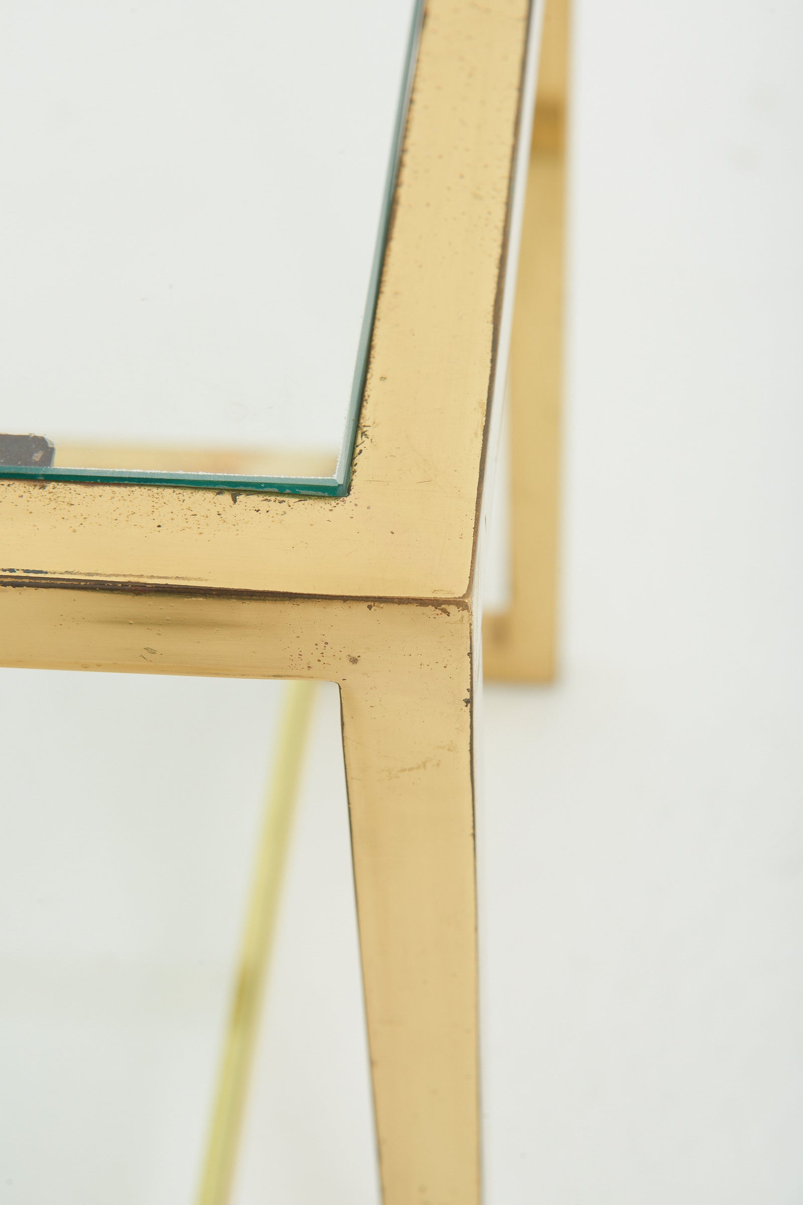 Pair of Brass Side Tables