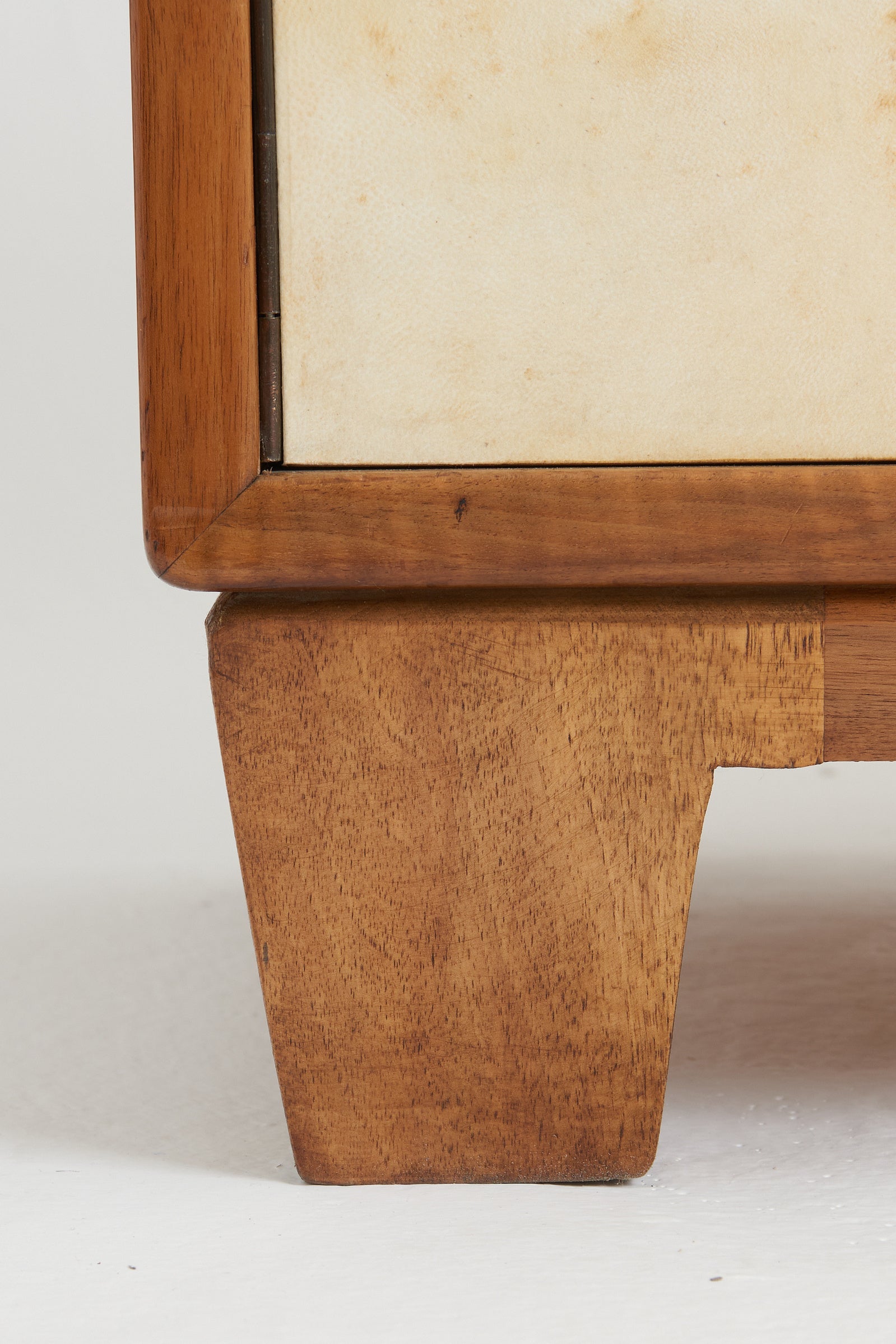 Walnut and Velum Sideboard