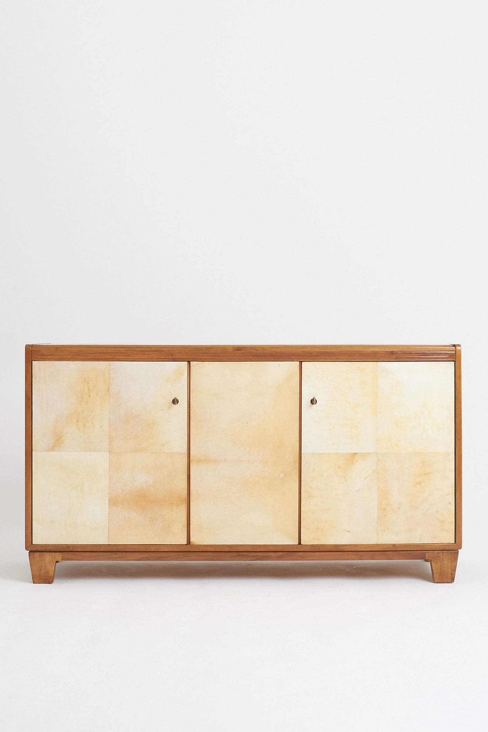 8544- Walnut and Velum Sideboard