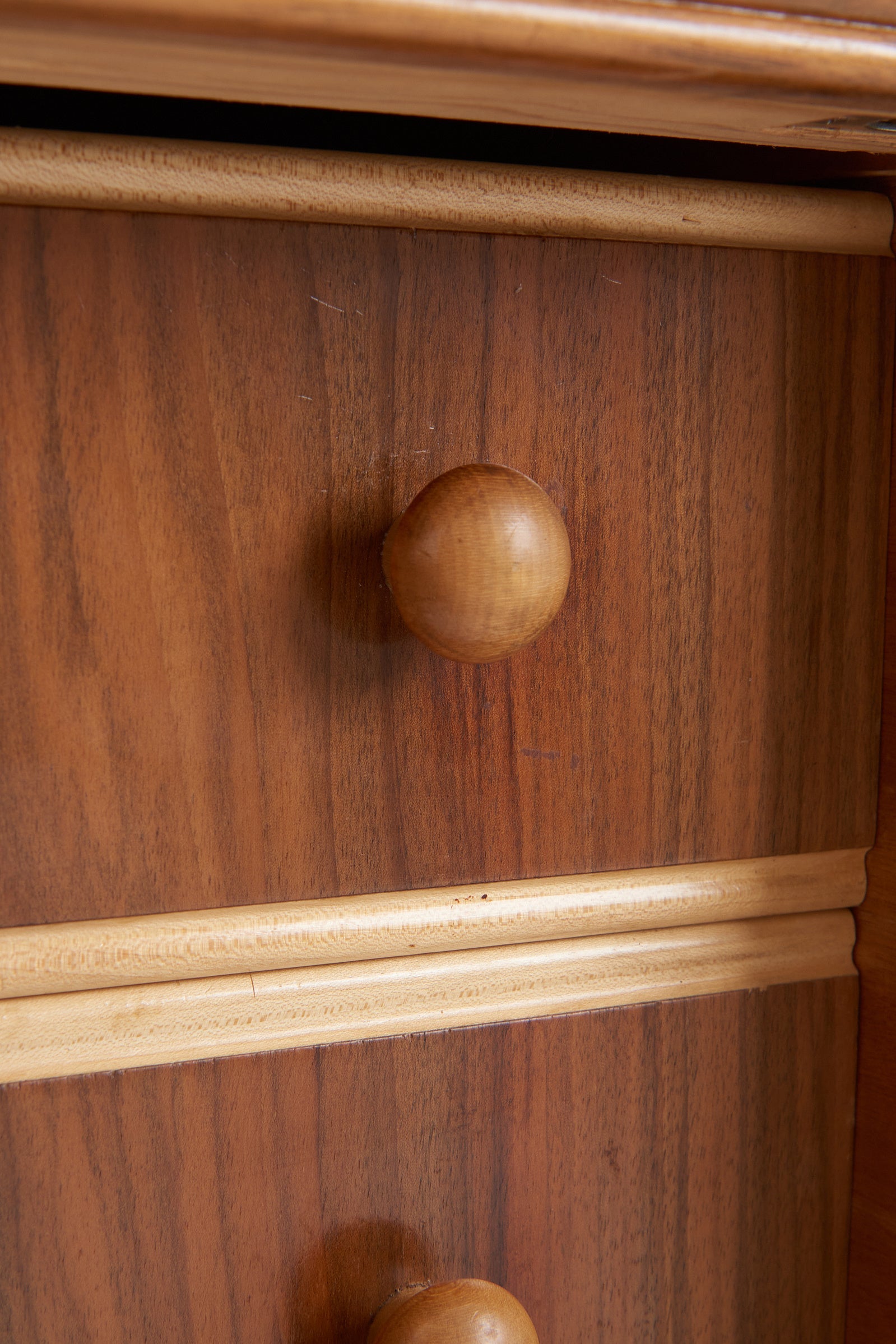 Walnut and Velum Sideboard