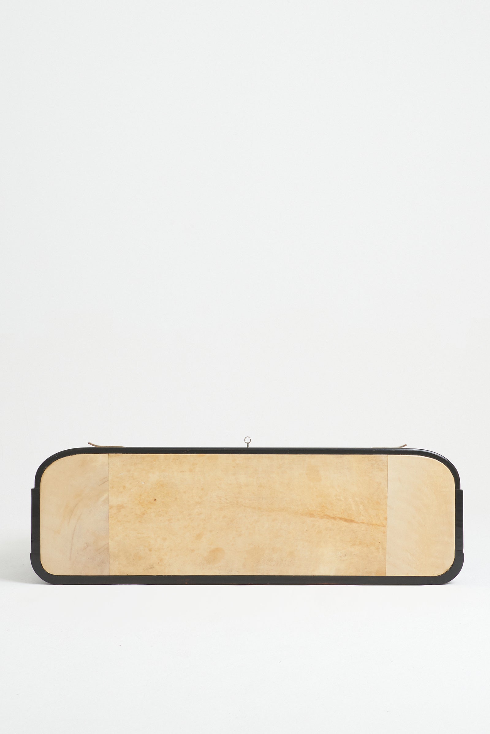 Art Deco Ebonised and Velum Console Table