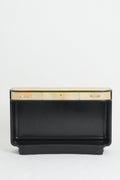 8545- Art Deco Ebonised and Velum Console Table