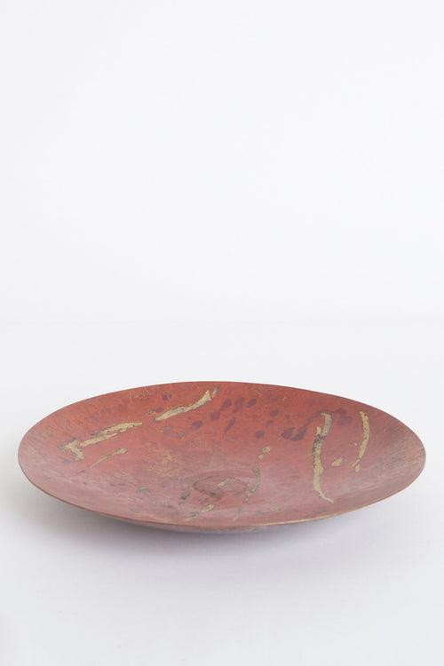 Art Deco Dinanderie Plate