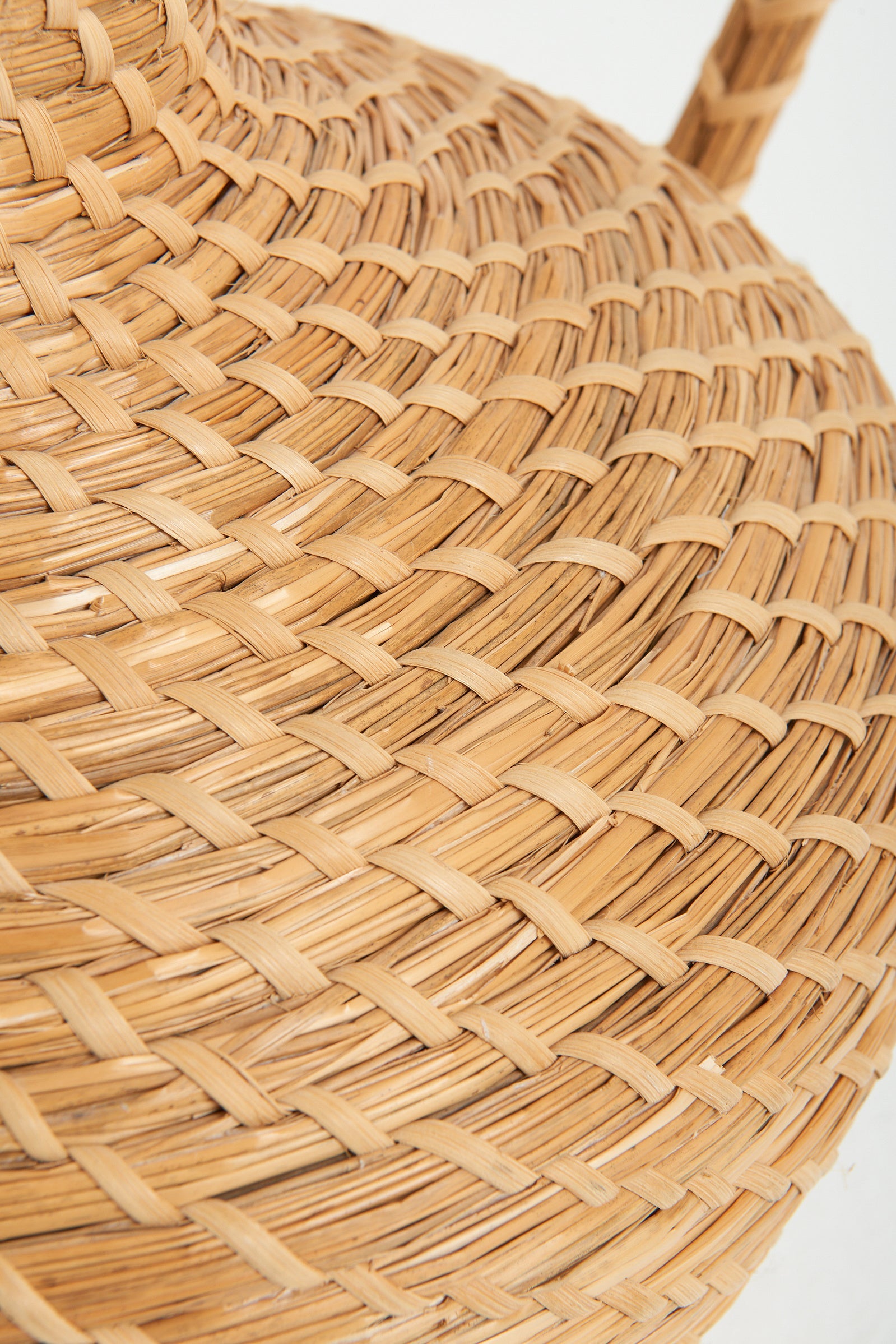 Very Large Raffia Urn