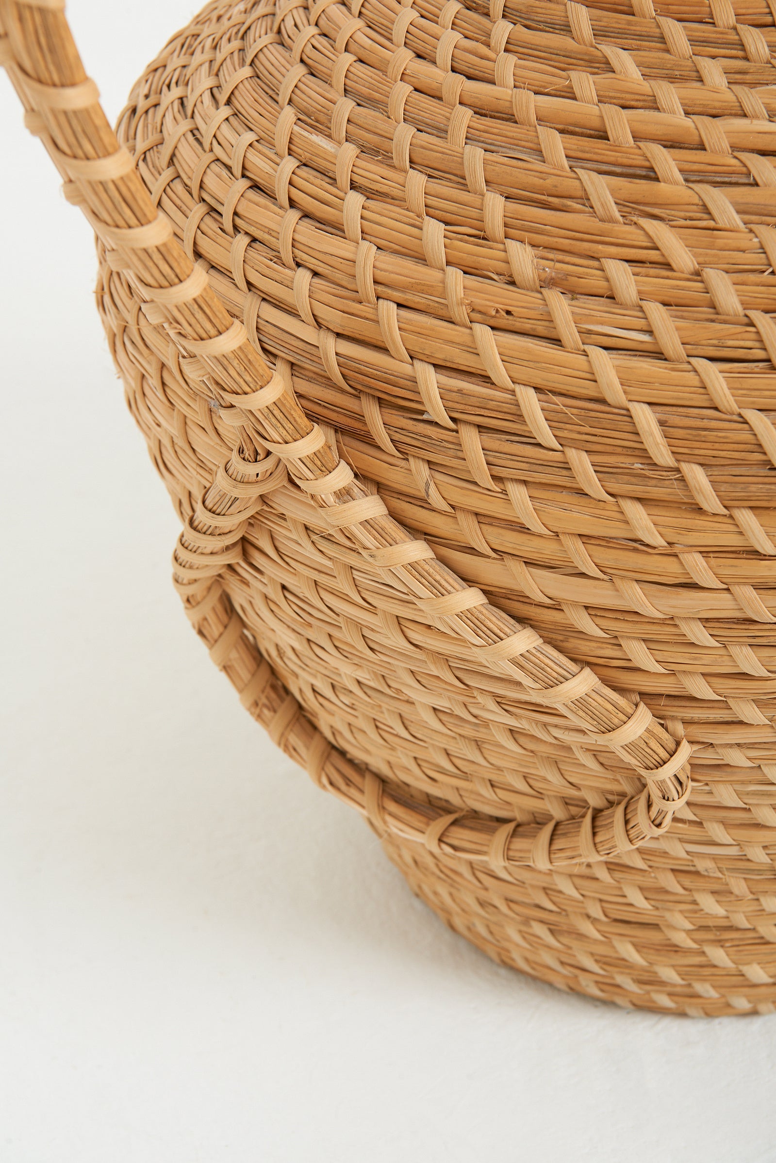 Very Large Raffia Urn