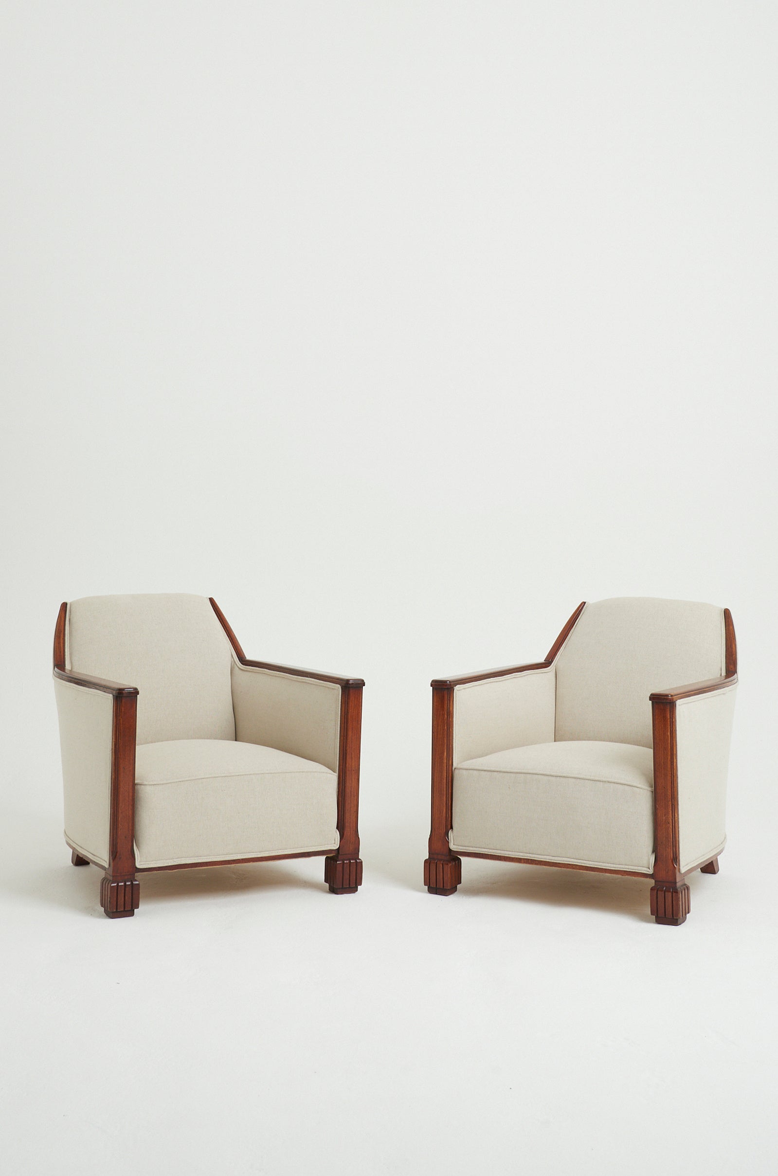 8565- Pair of Art Deco Armchairs