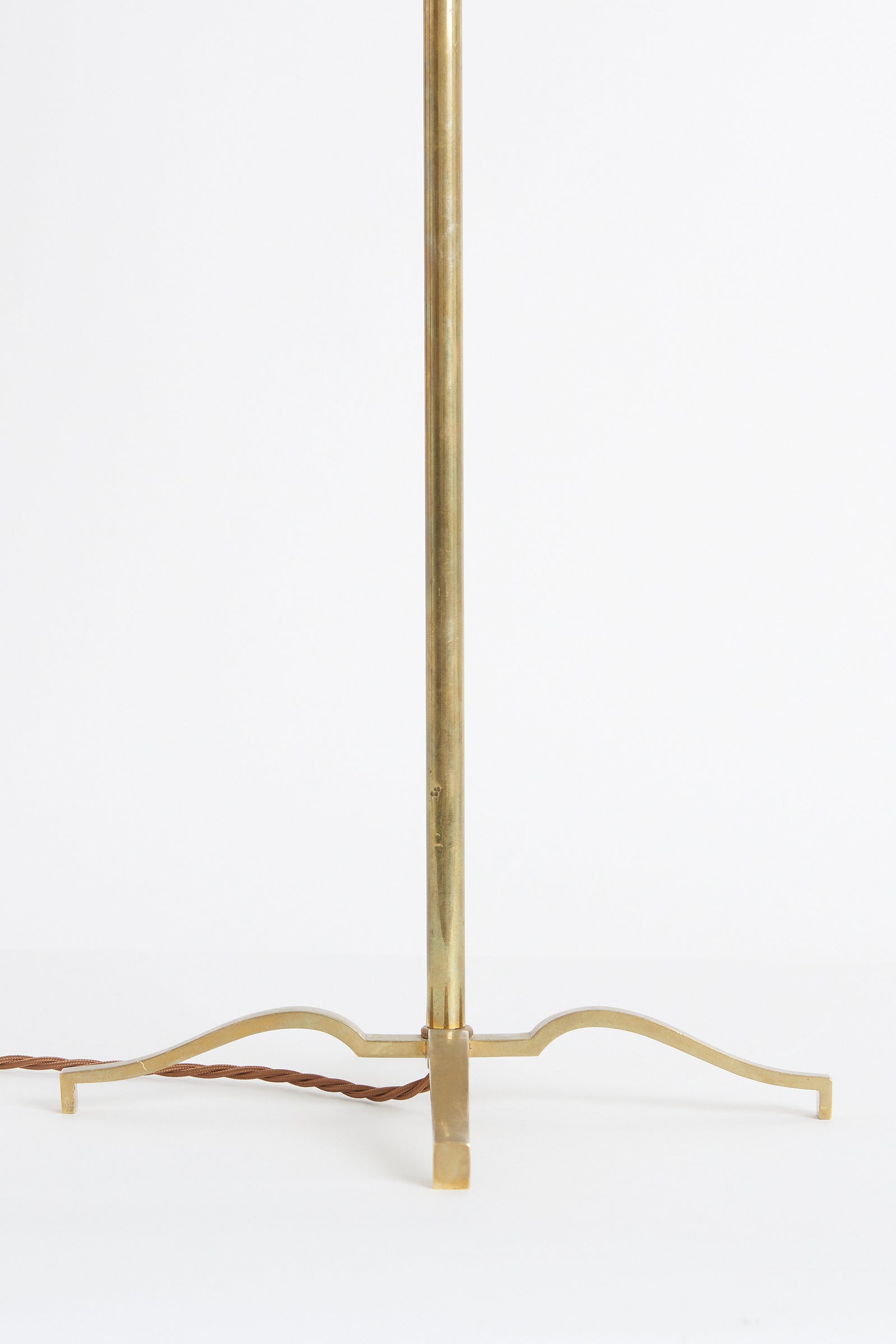 Mid-Century Brass Arrow Table Lamp