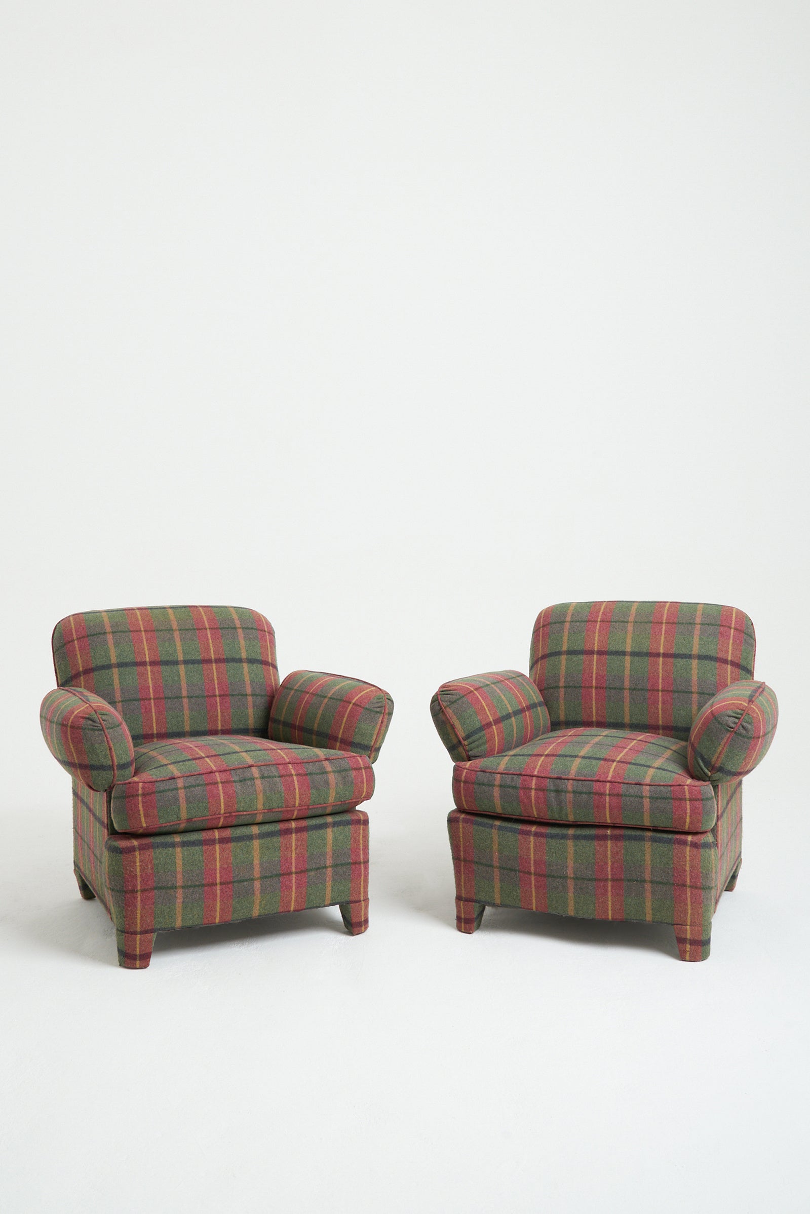8578- Pair of Mid-Century Armchairs