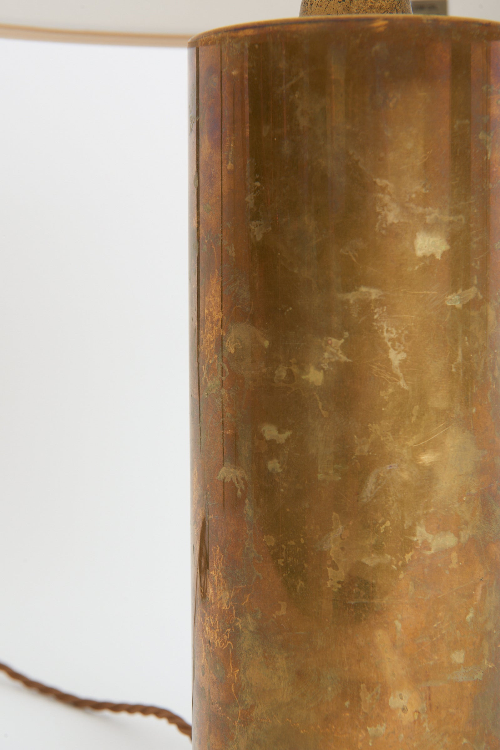 Mid-Century Brass Table Lamp