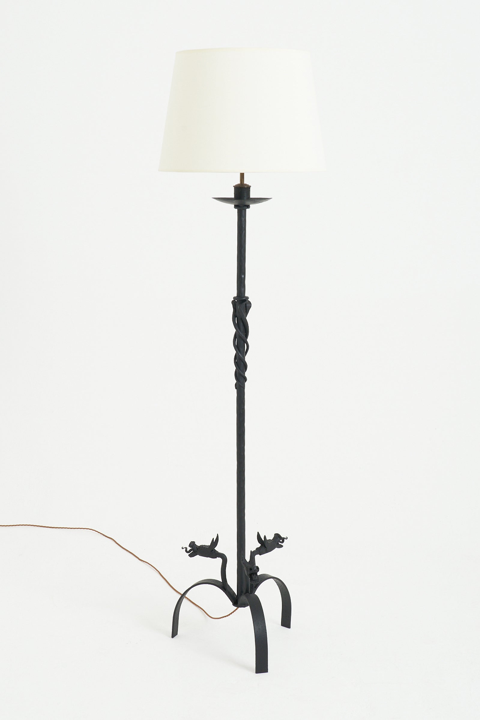 8613- Wrought Iron Floor Lamp