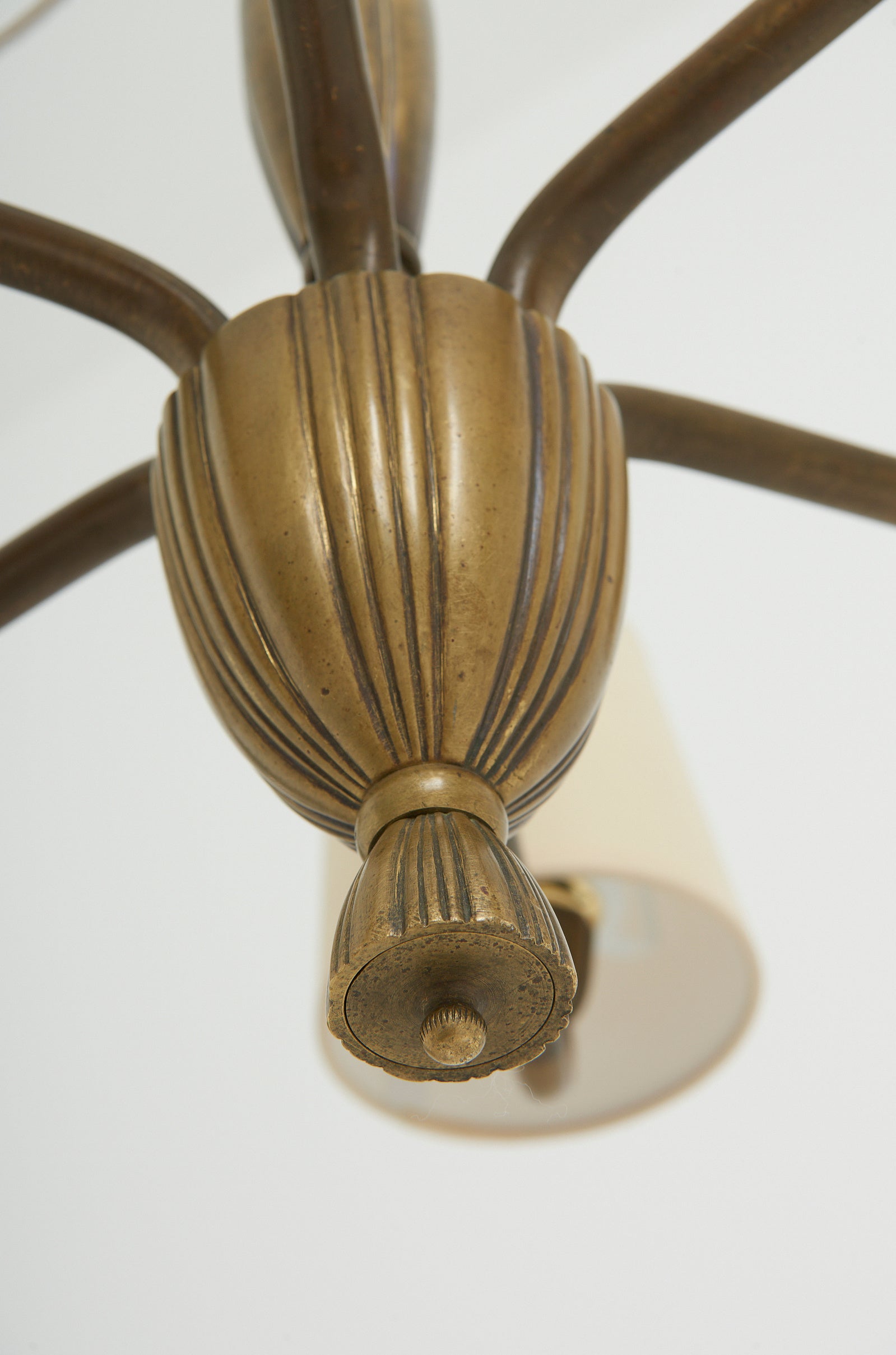 Art Deco Bronze Ceiling Light