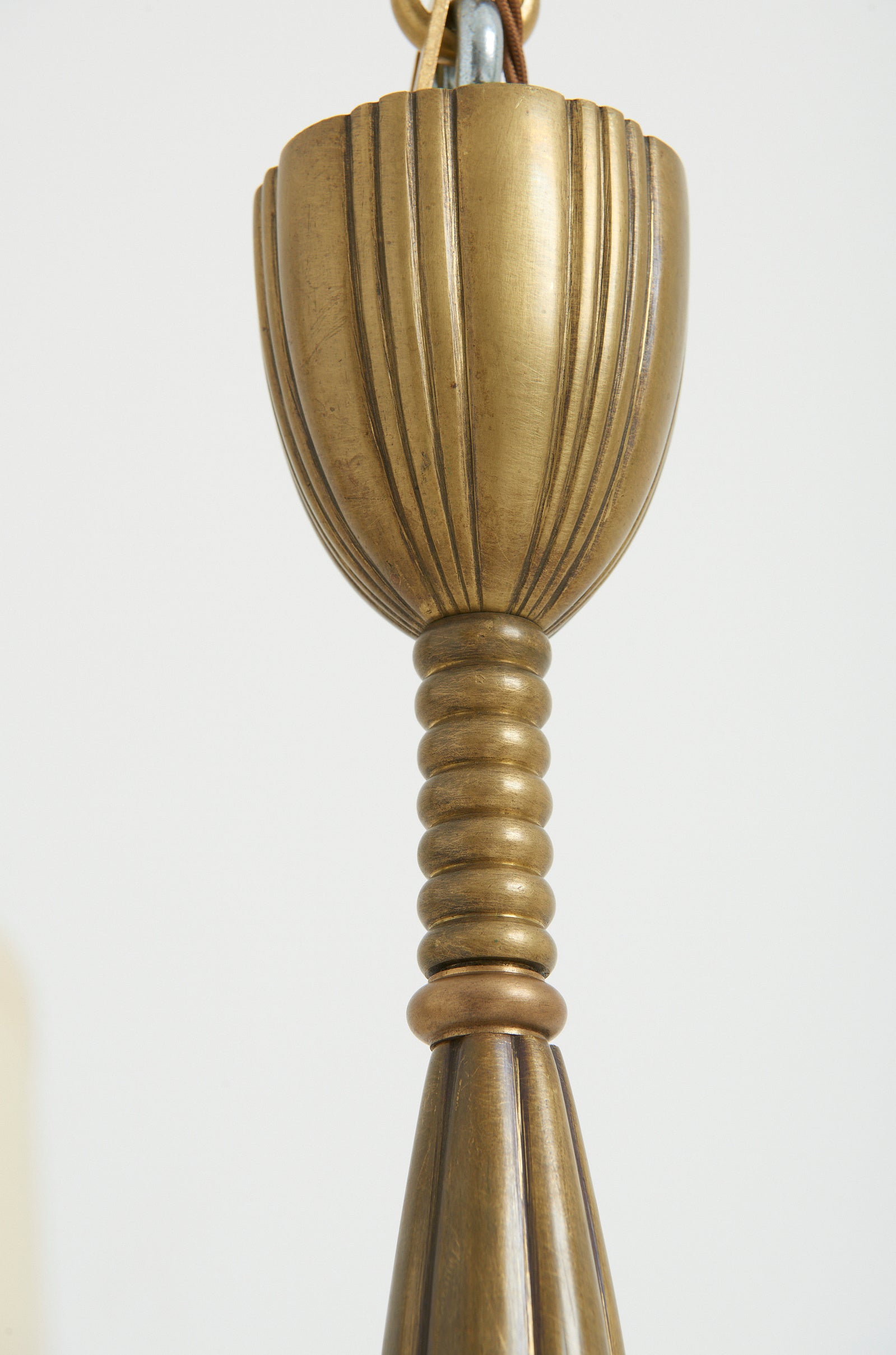 Art Deco Bronze Ceiling Light
