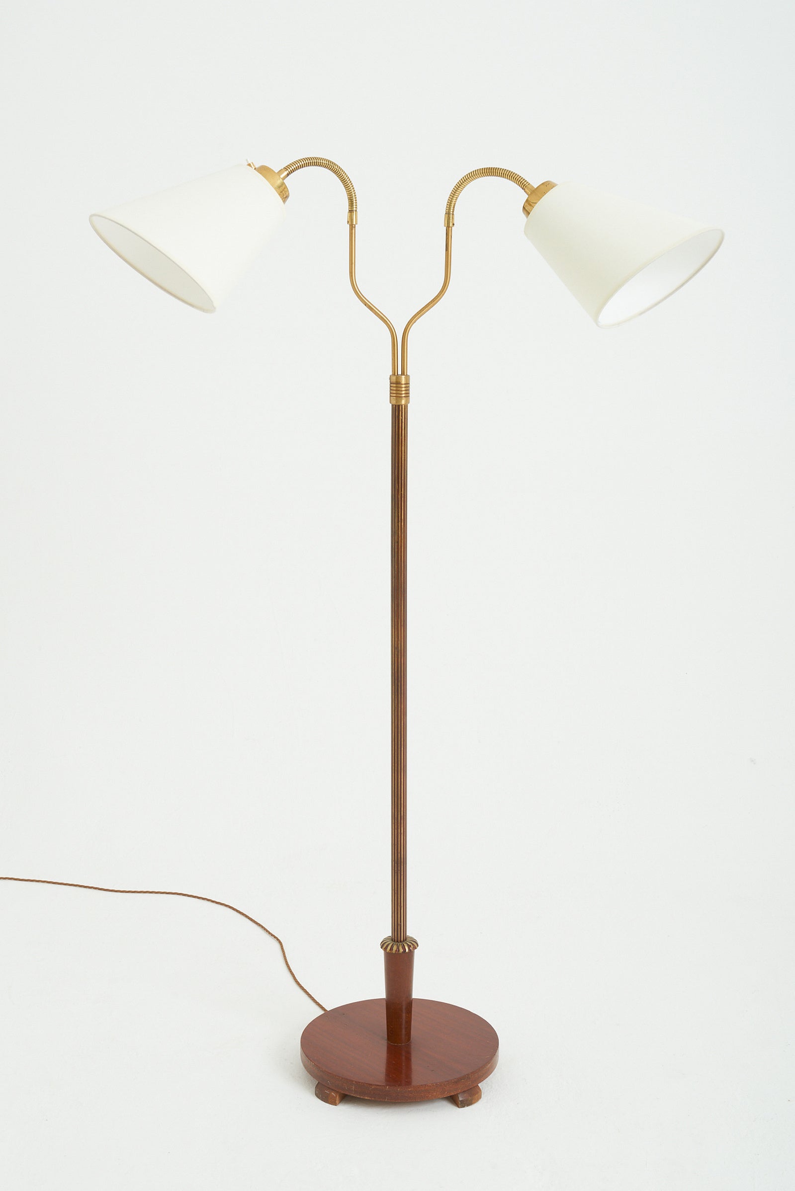 8679- Swedish Two-Armed Floor Lamp