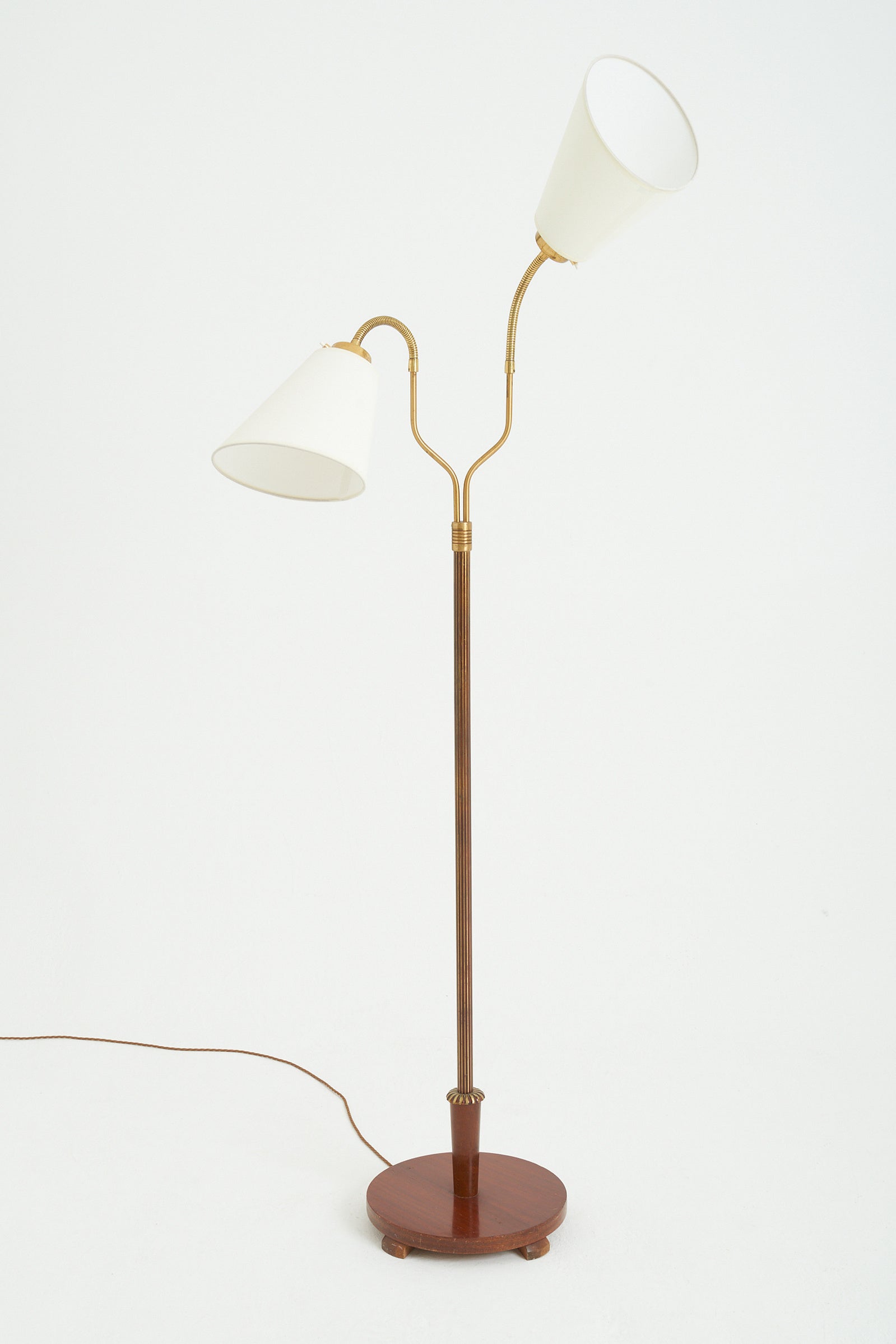 Swedish Two-Armed Floor Lamp