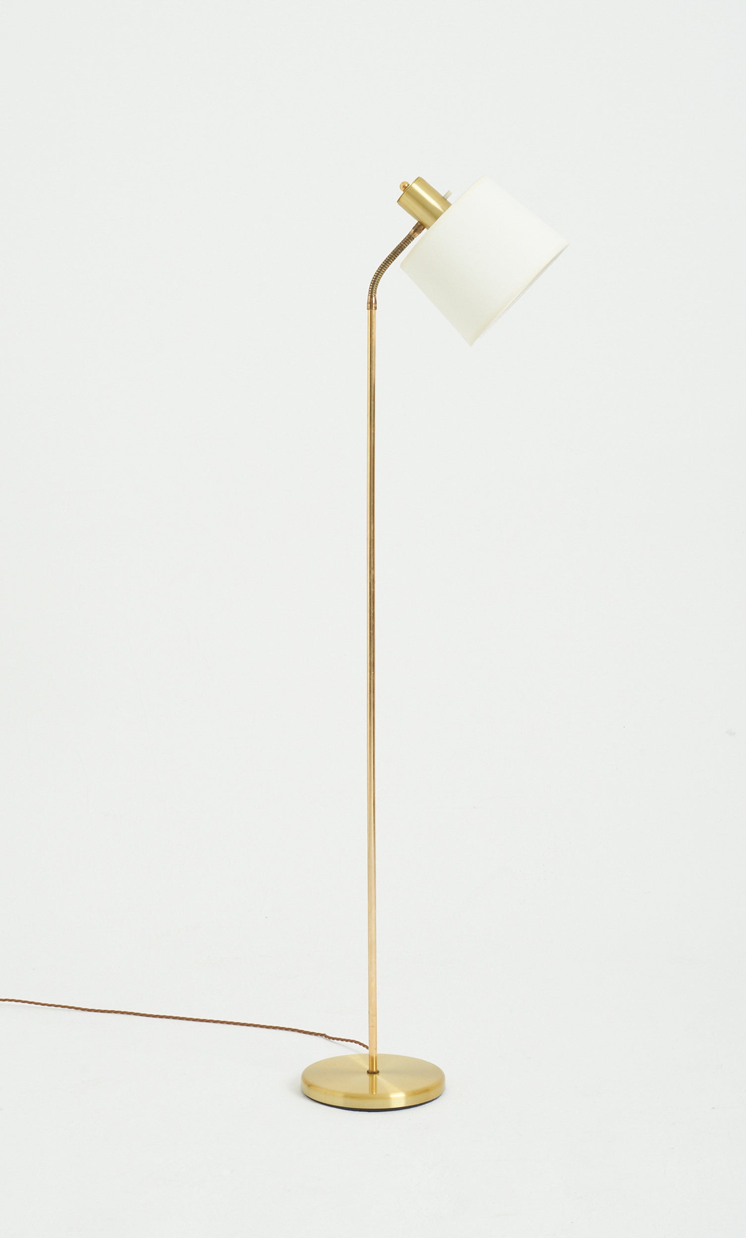 8680- Brass Reading Floor Lamp