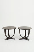 8683- Pair of Art Deco Macassar Ebony Side Tables