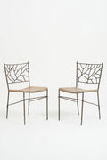 8697- Pair of Naturalistic Chairs