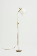 8706- Brass Reading Floor Lamp