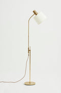 8708- Brass Reading Floor Lamp
