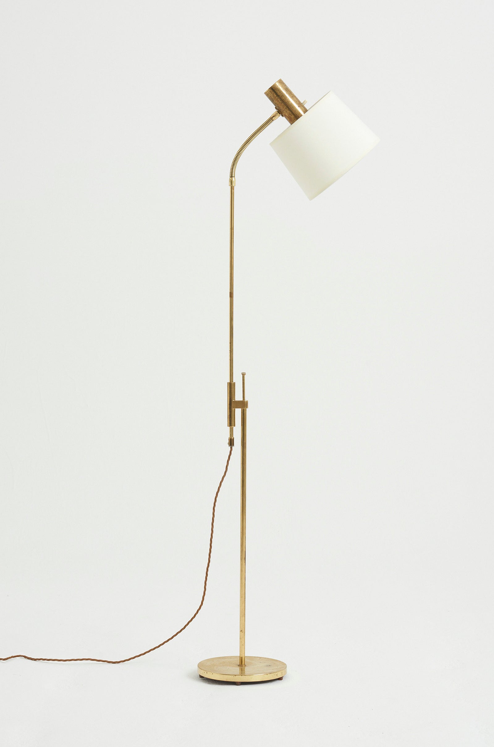 8708- Brass Reading Floor Lamp