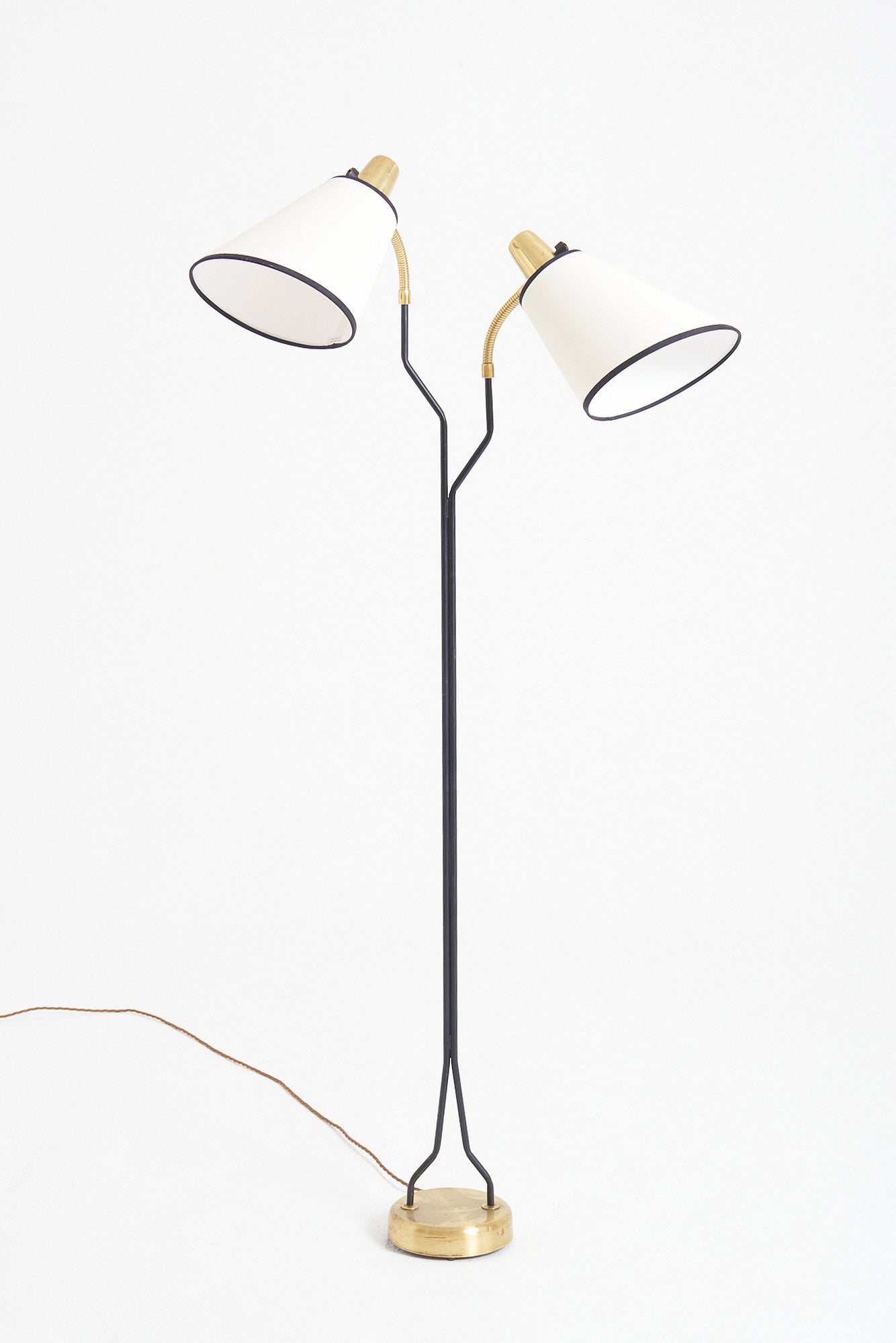8716- Mid-Century Two-Arm Floor Lamp