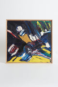 8720- Abstract painting by Bengt Åberg (1941-2015)