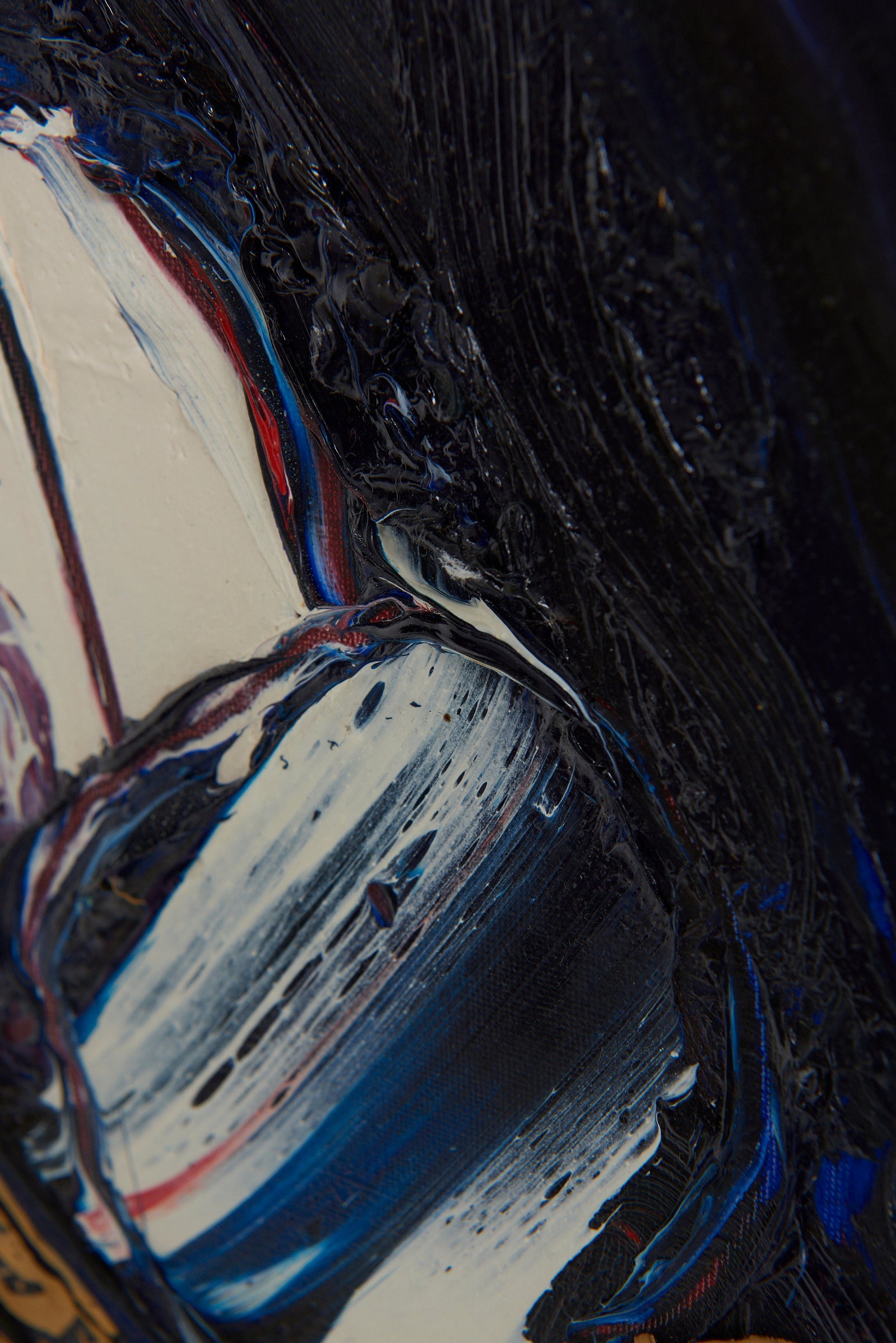 Abstract painting by Bengt Åberg (1941-2015)