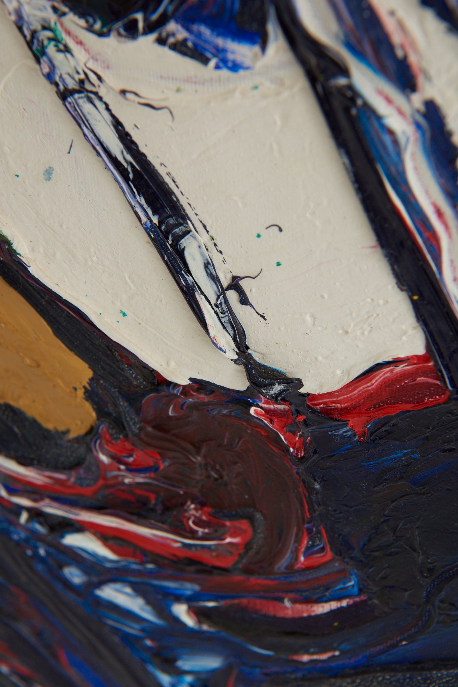 Abstract painting by Bengt Åberg (1941-2015)