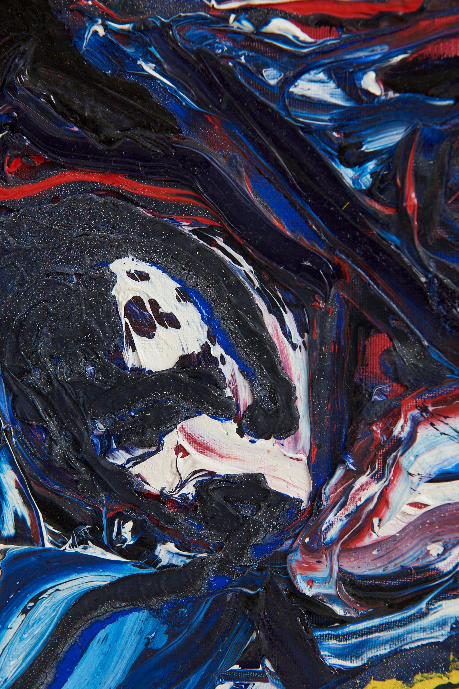 Abstract painting by Bengt Åberg (1941-2015)