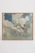 8723- Large Abstract Painting Stig Wernheden (1921-1997)