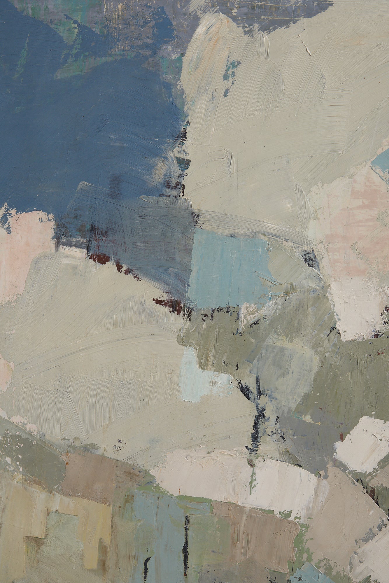 Large Abstract Painting Stig Wernheden (1921-1997)