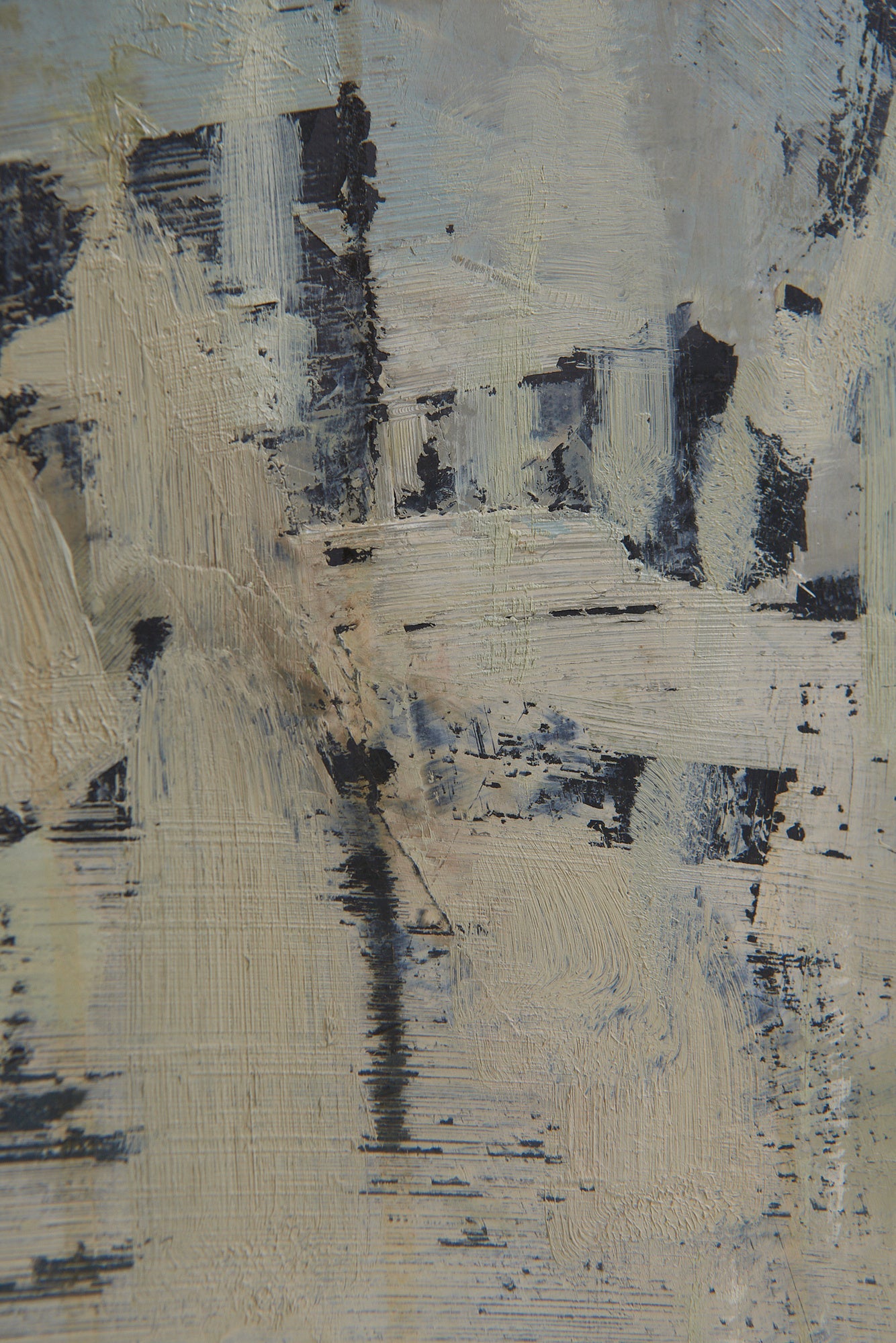 Large Abstract Painting Stig Wernheden (1921-1997)