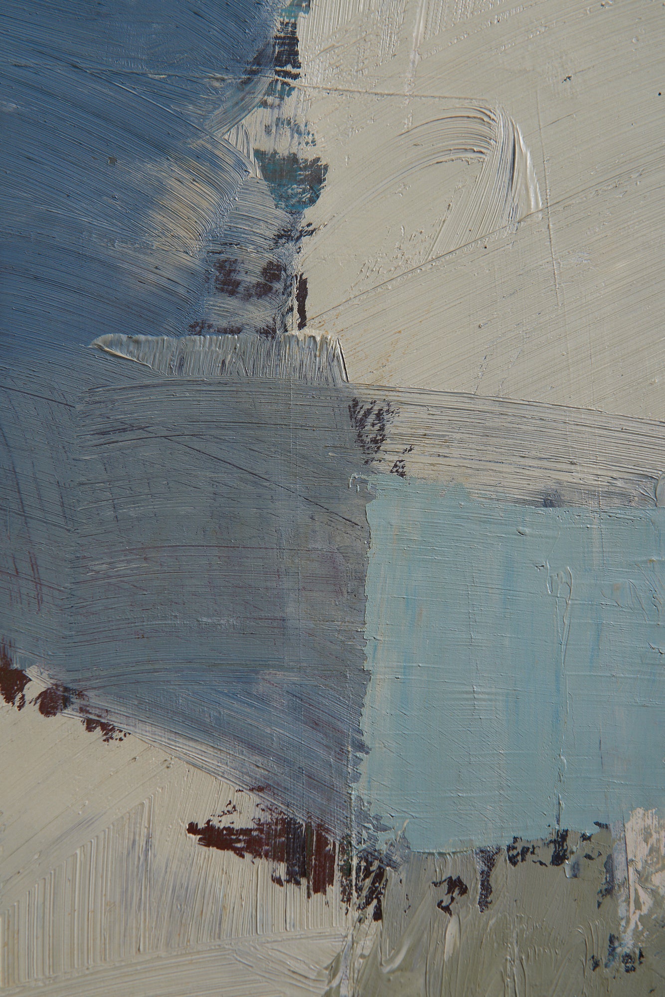 Large Abstract Painting Stig Wernheden (1921-1997)