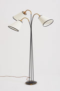 8724- Mid-Century Three-Arm Floor Lamp