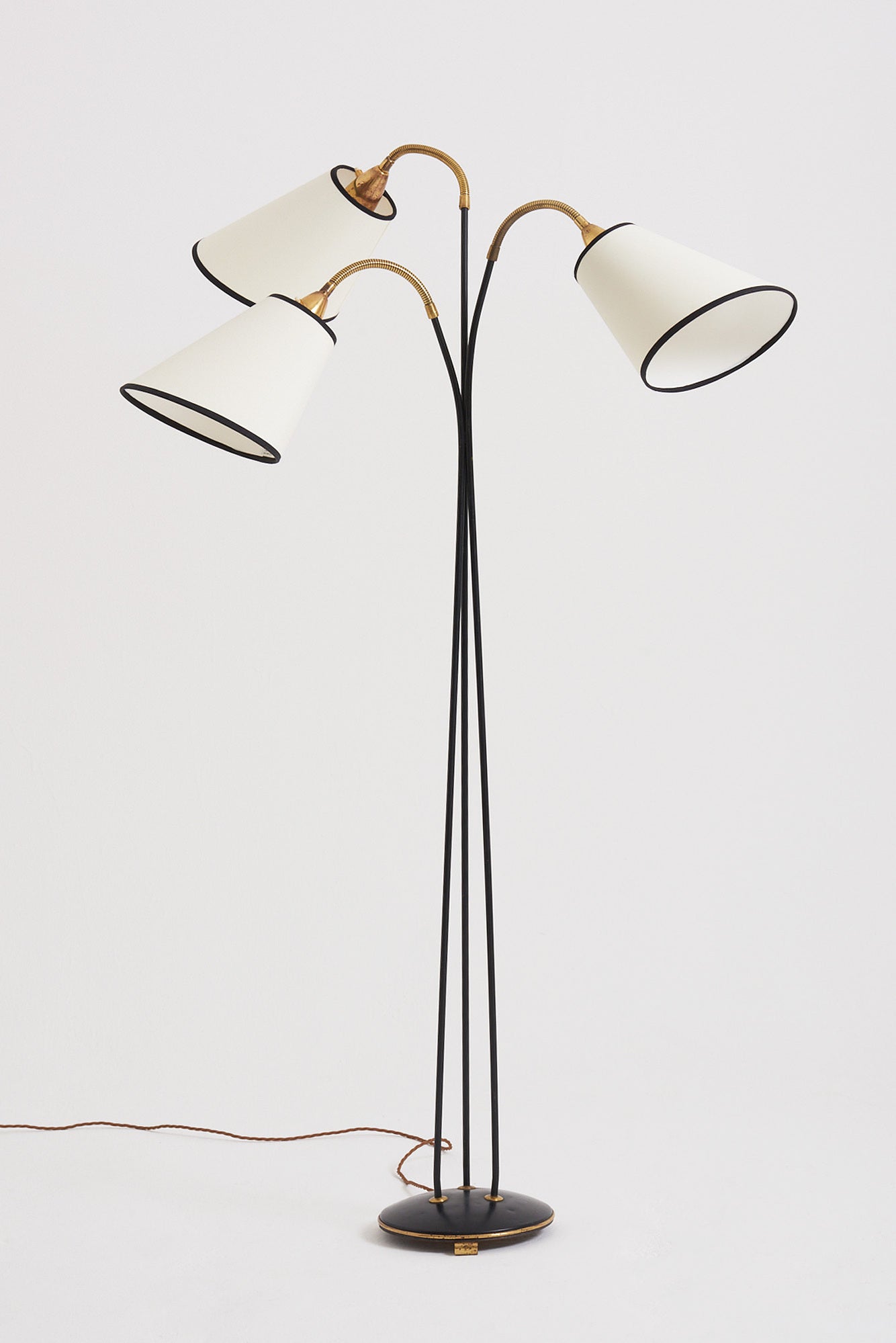 8724- Mid-Century Three-Arm Floor Lamp
